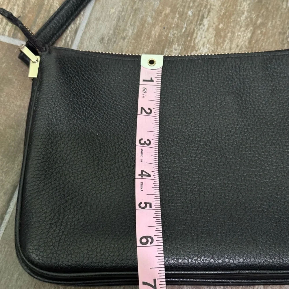 Kate Spade Black Leila Crossbody Bag Sleek Minimalist Design